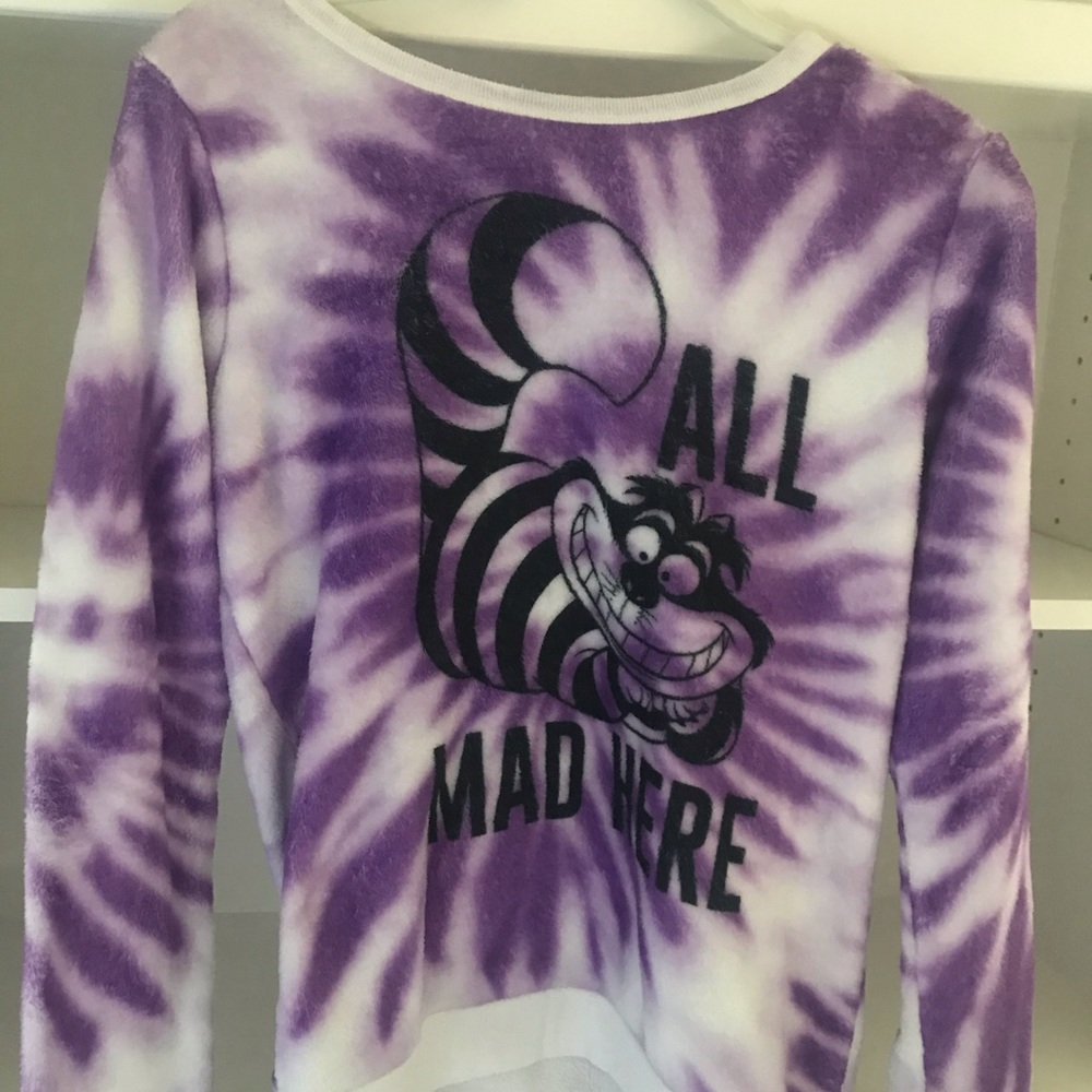 Purple Cheshire Cat Sweater